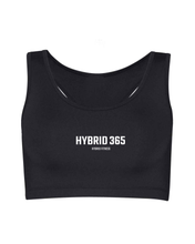 Load image into Gallery viewer, Black Ladies Coolfit Sports Crop Top